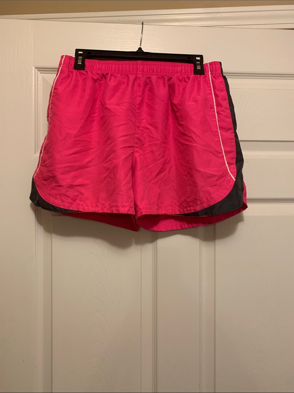 bcg Hot Pink Athletic Shorts with Charcoal Trim